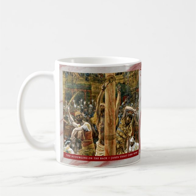 Mug Mystères douloureux du Rosaire Article #2 : Flagel (Gauche)