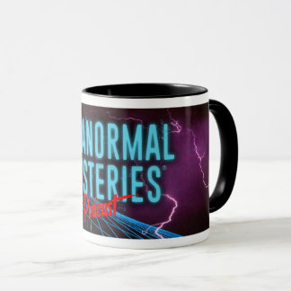 Mug Mystères paranormal Bouche à café Synthwave