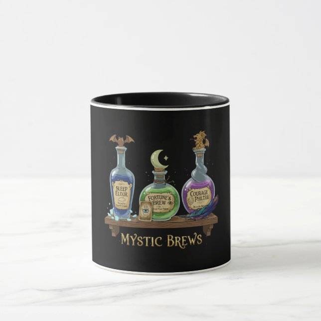 Mug Mystic Brews | Potions et Élixirs Fantaisistes de  (Centre)