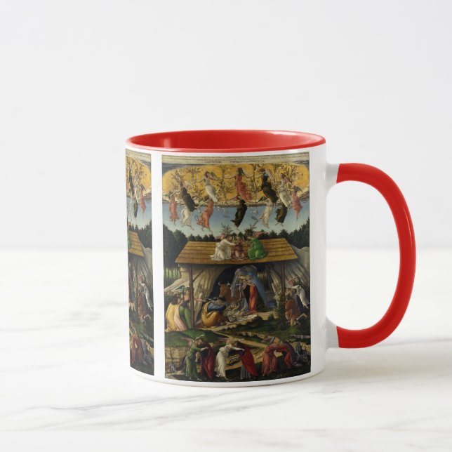 Mug MYSTIC NATIVITY par Sandro Botticelli ,Noël (Droite)