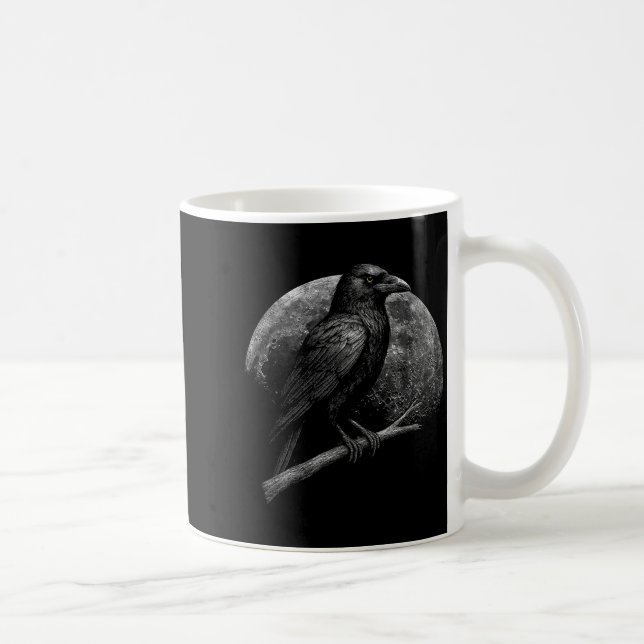 Mug Mystic Raven Moon Dark Folklore Witchcraft Viking  (Droite)