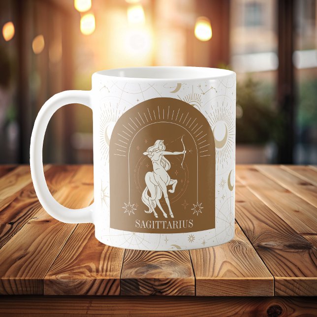 Mug Mystic Sagittarius Zodiac Stars Horoscope (Mystic Sagittarius Zodiac Stars Horoscope Coffee Mug)
