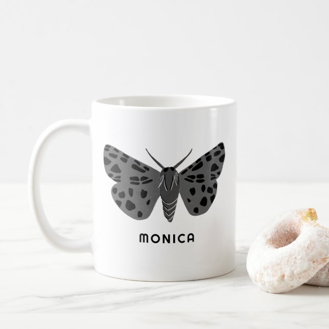 Mug Mystical Magic Moths CUSTOM Cute Insect Bugs (Avec donut)