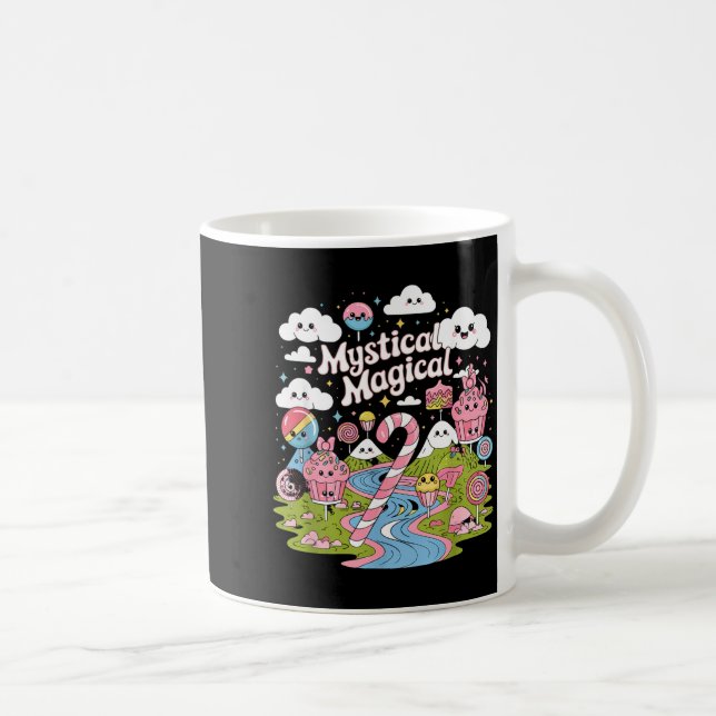 Mug Mystical Magical Retro Aesthetic Space Gift Men Wo (Droite)