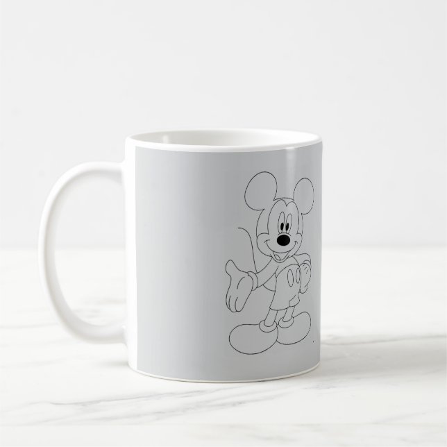 Mug Mystique Conception d'Art Abstrait Sombre | Modern (Gauche)