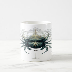 Mug Mystique de l'araignée occulte Géométrie sombre