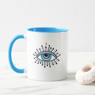 Mug Mystique du troisième oeil spirituel Yoga Nouvel â