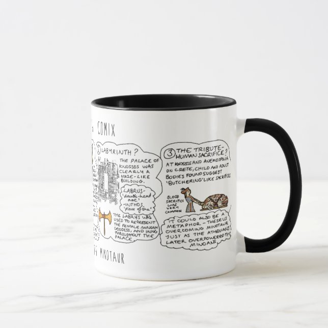 Mug Mythe grec Comix Minotaur Myth mug! (Droite)