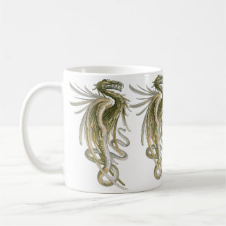 Mug Mythologie Vintage, Dragon ailé avec une queue de 