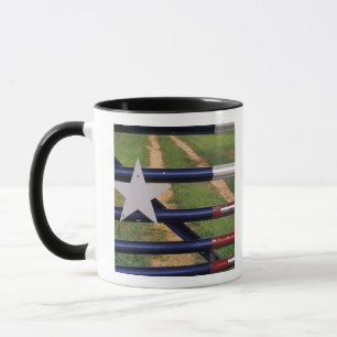 Mug N.A., États-Unis, Texas, lac Buchanan, drapeau du