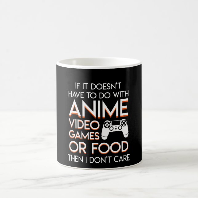 Mug N'a pas des jeux vidéo d'Anime que la nourriture (Centre)