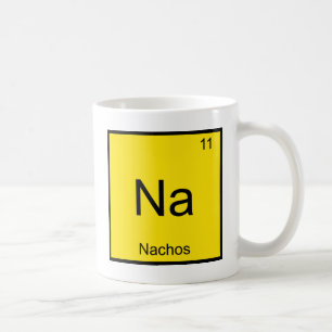 Mug Na - T-Shirt Nachos Symbole d'élément de chimie dr