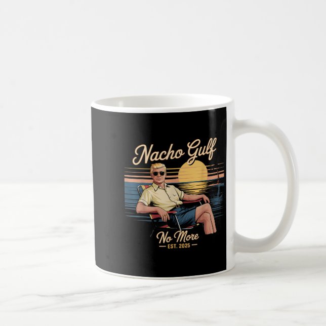 Mug Nacho Golfe Plus drôle Vacances Trump 2025 Usa _ (Droite)