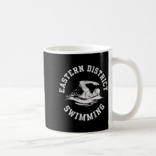 Mug Nage de district de l'Est Maillot de bain rétro en