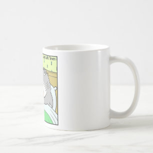 Mug Nager avec les chemises drôles des avocats Cadeaux