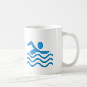 Mug Nageur 101 de bain de succès de natation du