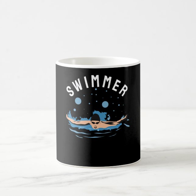 Mug Nageur - Conception parfaite pour les nageurs (Centre)