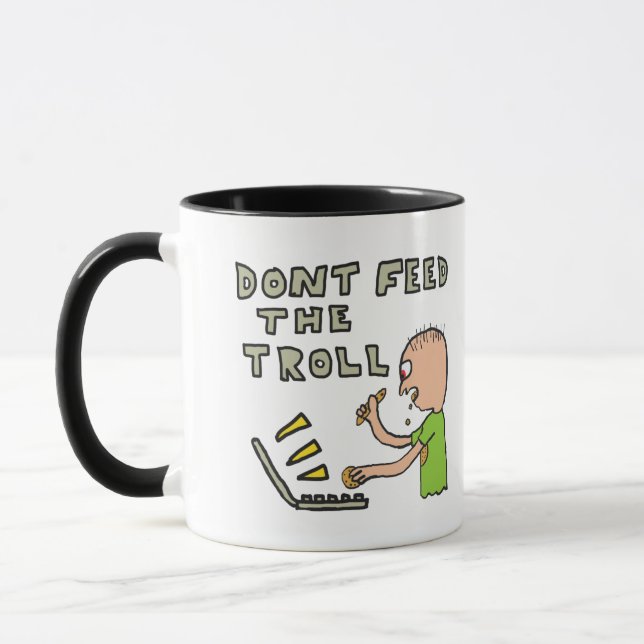 Mug N'alimentez pas le troll (Gauche)