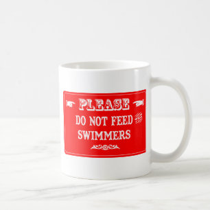 Mug N'alimentez pas les nageurs