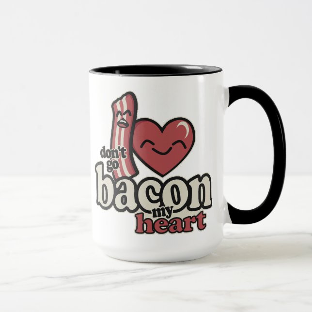 Mug N'allez pas Bacon my Heart (Droite)