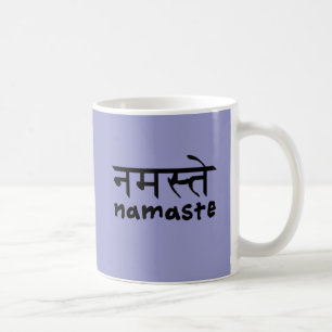 Mug Namaste en anglais et le Hindi