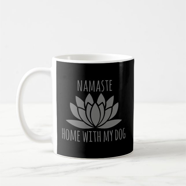 Mug Namaste Home Avec Mon Chien (Gauche)
