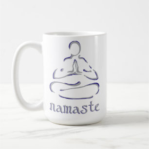 Mug Namaste Pose du Lotus Yoga