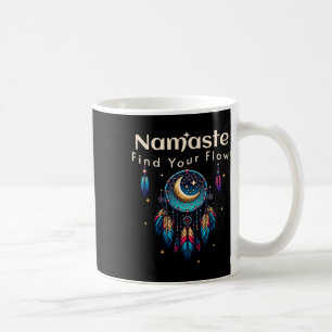 Mug Namaste Trouvez Votre Flux Croissant Lune Attrape-