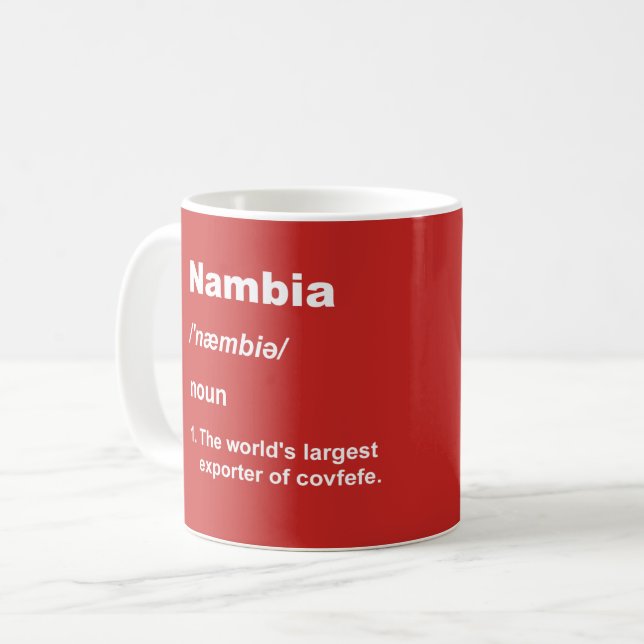 Mug Nambia et covfefe (Devant gauche)