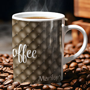 Mug Name    Mais, Premier devis de café Brown 11oz