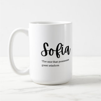 Mug Name on Mug: Sofia