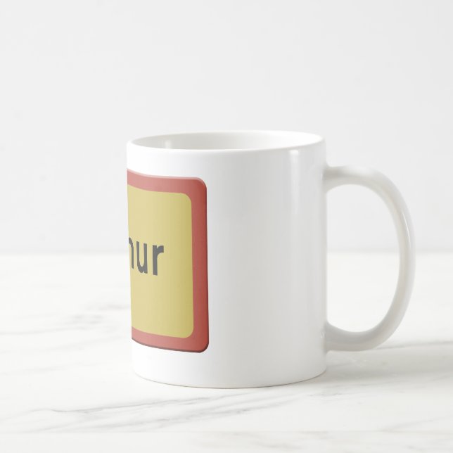 Mug Namur road sign (Droite)