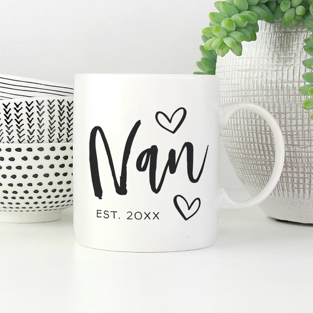 Mug Nan Année Créée Grand-mère (Créateur téléchargé)