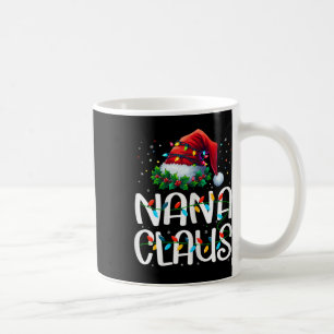 Mug Nana Claus Lumières de Noël Pyjama Famille Assorti
