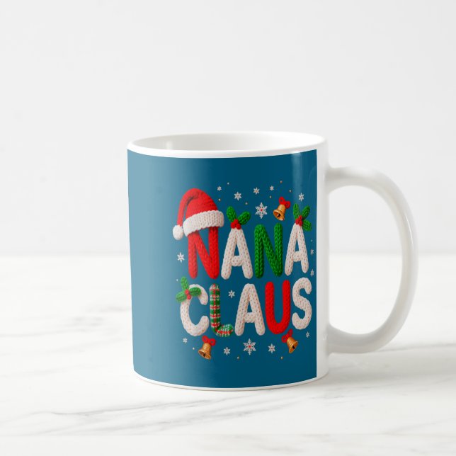 Mug Nana Claus Santa Claus Crochet &amp; Knitting Love (Droite)