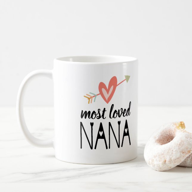 Mug Nana Cœur le Plus Aimé (Avec donut)