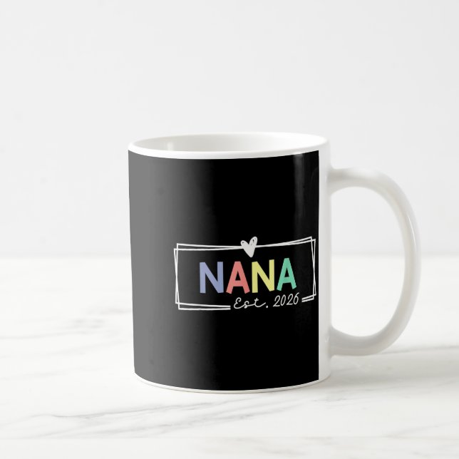 Mug Nana Est 2026 Promoted To Grandma 2026 For Grandmo (Droite)