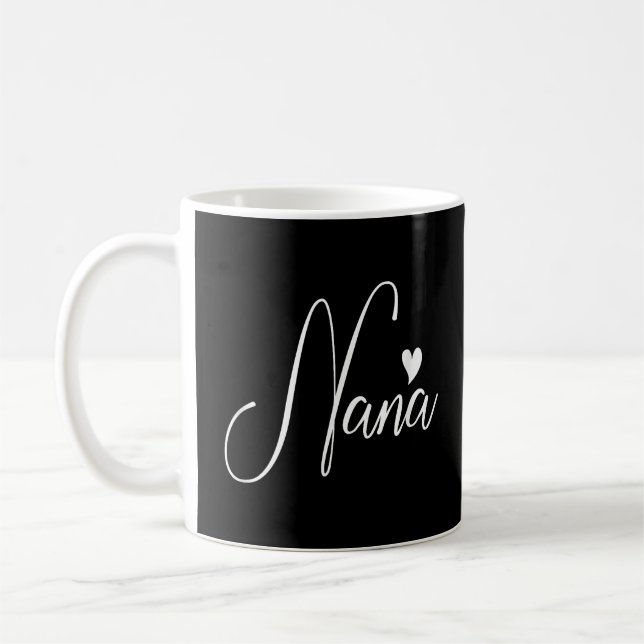 Mug Nana For Women Grand-mère Fête des Mères Noël Birt (Gauche)