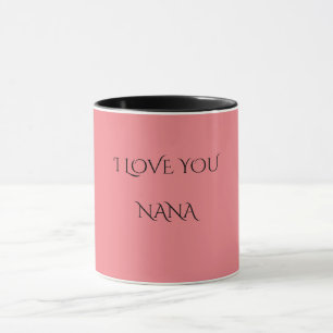 Mug "NANA" JE T'AIME deux a modifié la tonalité la