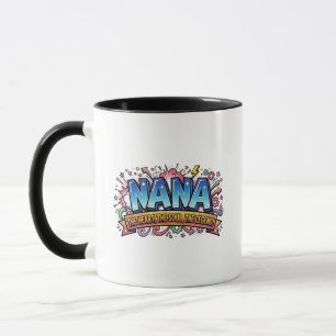 Mug Nana Le Cœur L'Âme La Légende Comic Pop Art