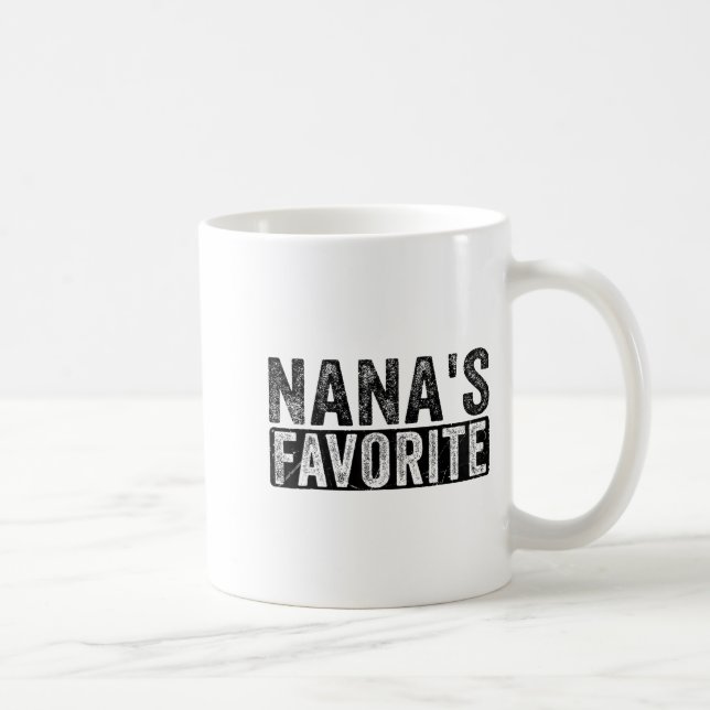 Mug Nana’s Favorite Cute Family Granhild Quote Proud G (Droite)