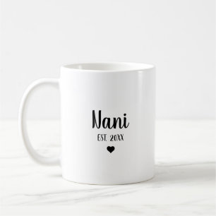 Mug Nani Première fois grand-mère Annonce de grossesse