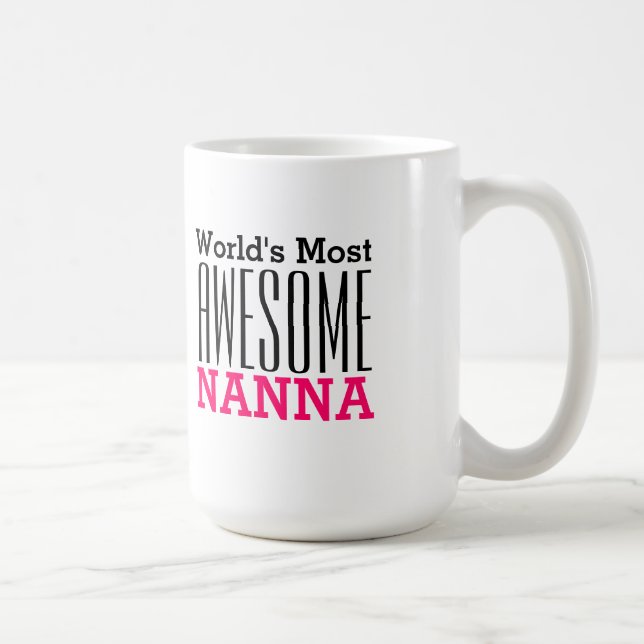 Mug NANNA-Text Design le plus fantastique du monde (Droite)