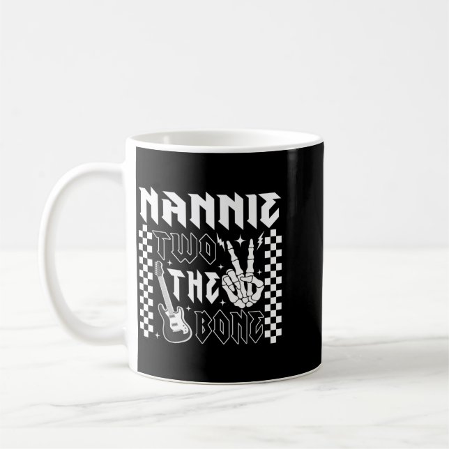 Mug Nannie du mauvais deux os anniversaire 2 ans (Gauche)