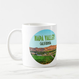 Mug Napa Valley California Vineyard Vintage