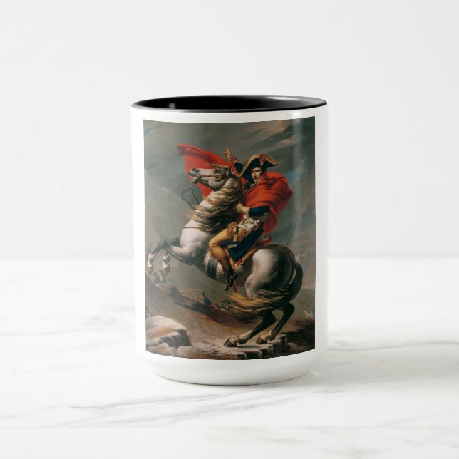 Mug Napoléon à cheval, bataille du col Saint-Bernard (Centre)
