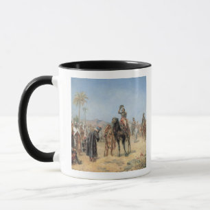 Mug Napoléon arrivant à une oasis d'Egyptien (l'huil