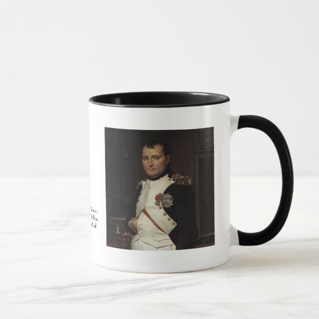 Mug Napoléon dans son étude par Jacques Louis David (Droite)