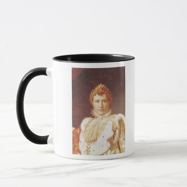 Mug Napoléon I dans des robes longues de couronnement, (Gauche)