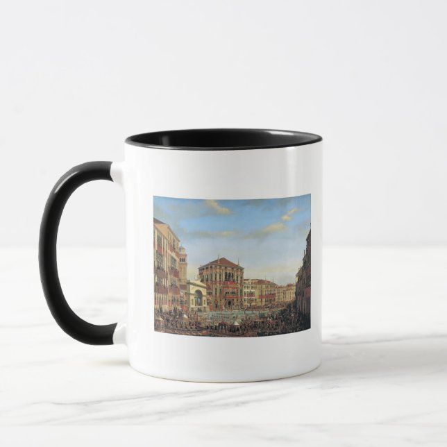Mug Napoléon I présidant au-dessus d'une régate à (Gauche)